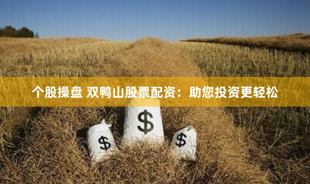 个股操盘 双鸭山股票配资:助您投资更轻松